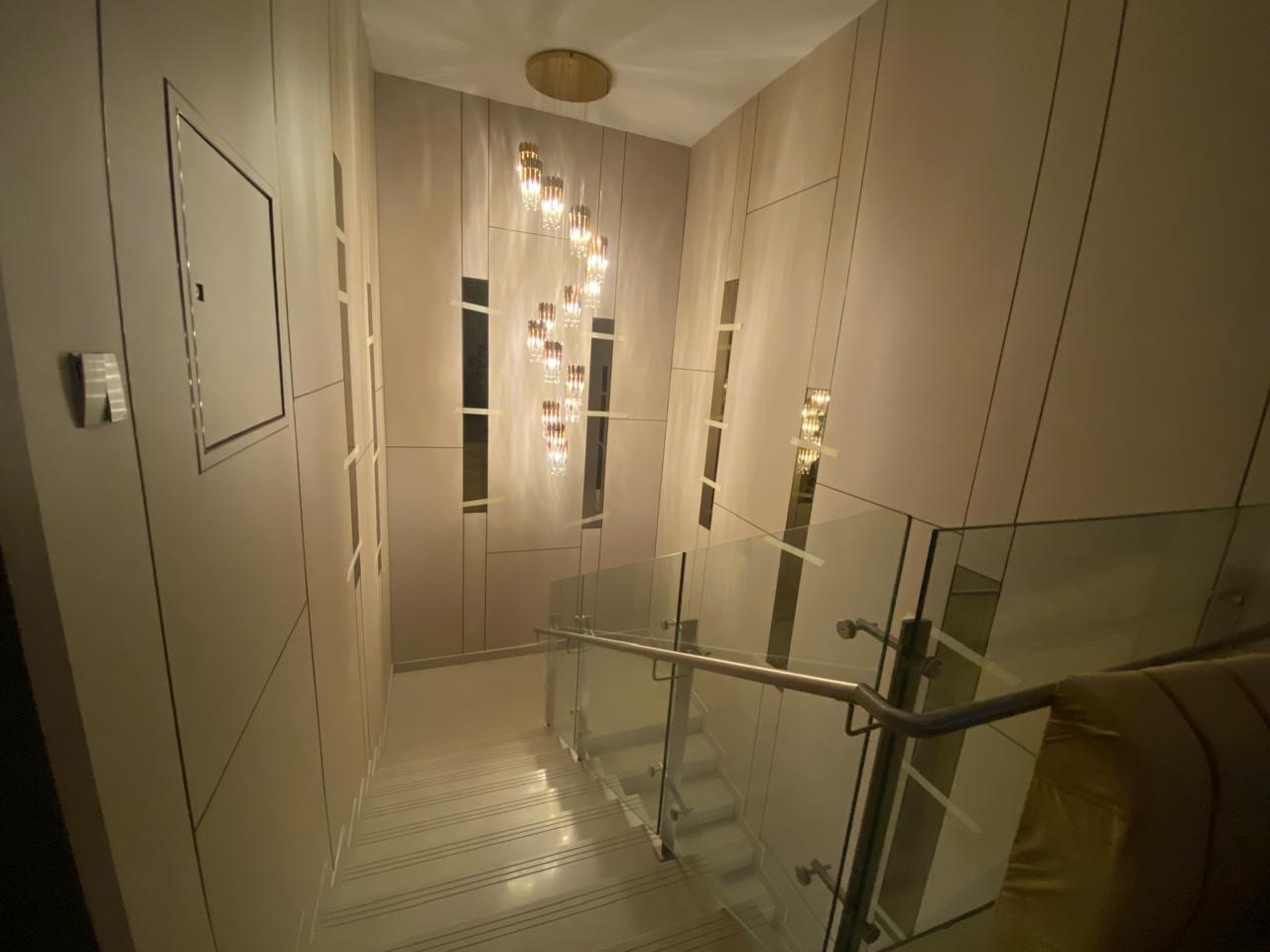 Staircase Glass Railing Interior