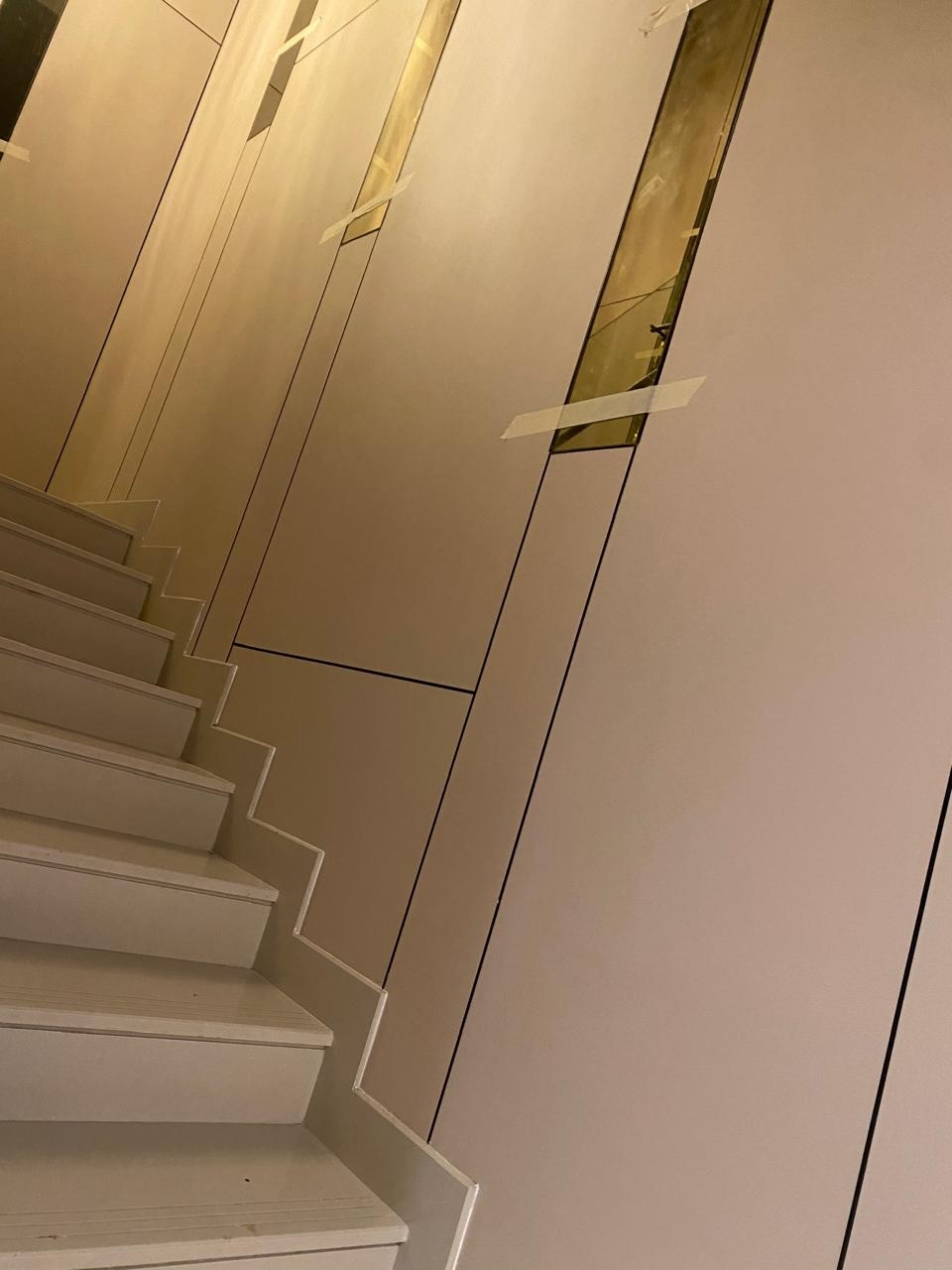 Staircase Wall Panel Finish